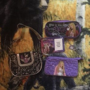 Hannah Montana Purse Bag Lot Frame